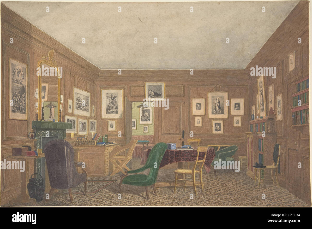 Cambridge university library interior hi-res stock photography and ...