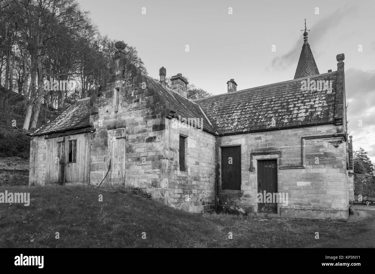 One of the properties on the estate at Casle, Angus