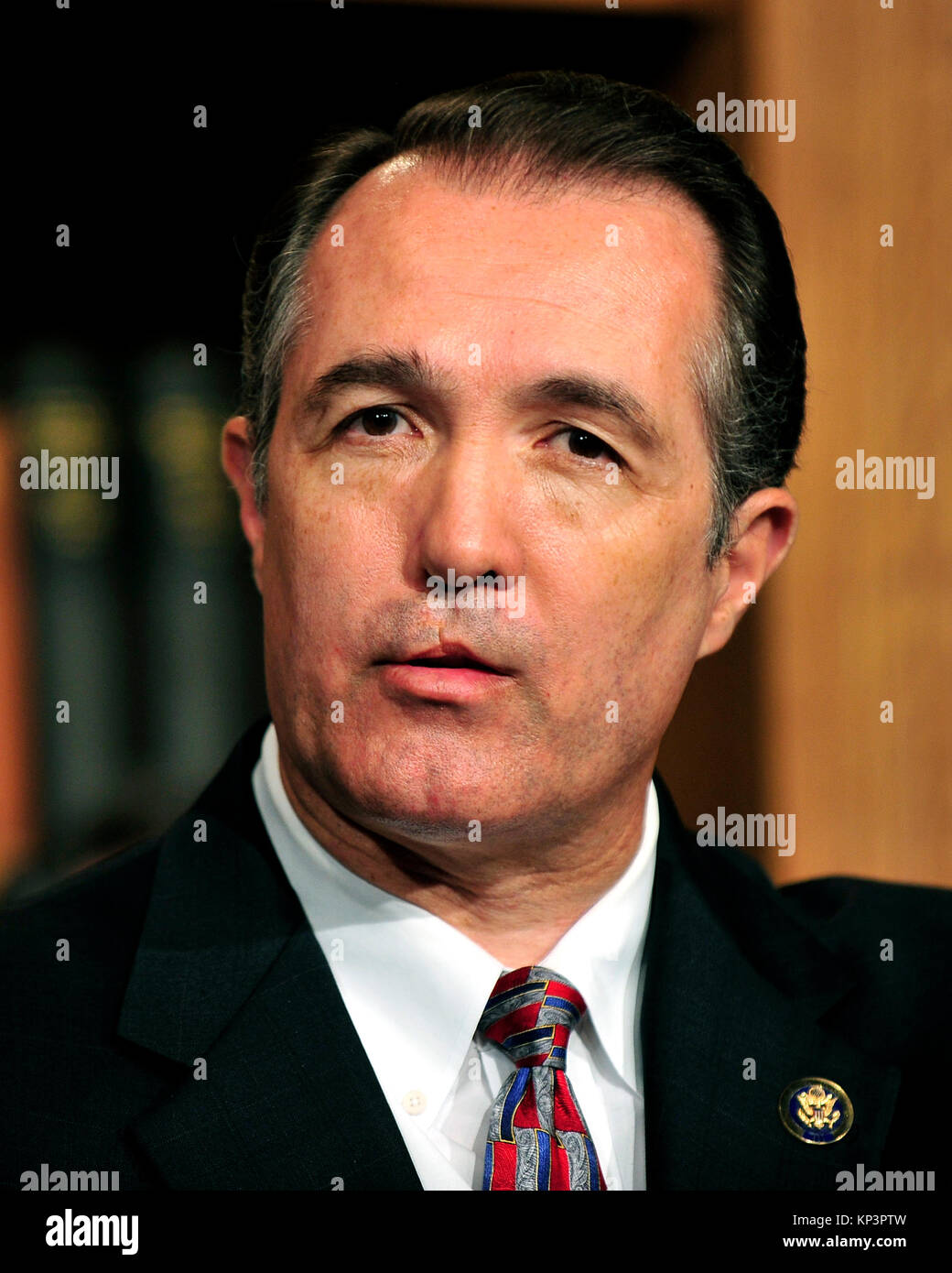 United States Representative Trent Franks (Republican of Arizona) announces his opposition to the health care reform bill, in spite of the executive order issued by U.S. President Barack Obama that preserves the existing ban on federal funding of abortion, in the U.S. Capitol in Washington, DC on Sunday, March 21, 2010. Franks announced his resignation from the House on December 7, 2017 as the US House Ethics Committee investigated his asking two female staffers about surrogate motherhood. Credit: Ron Sachs/CNP - NO WIRE SERVICE - Photo: Ron Sachs/Consolidated/dpa Stock Photo