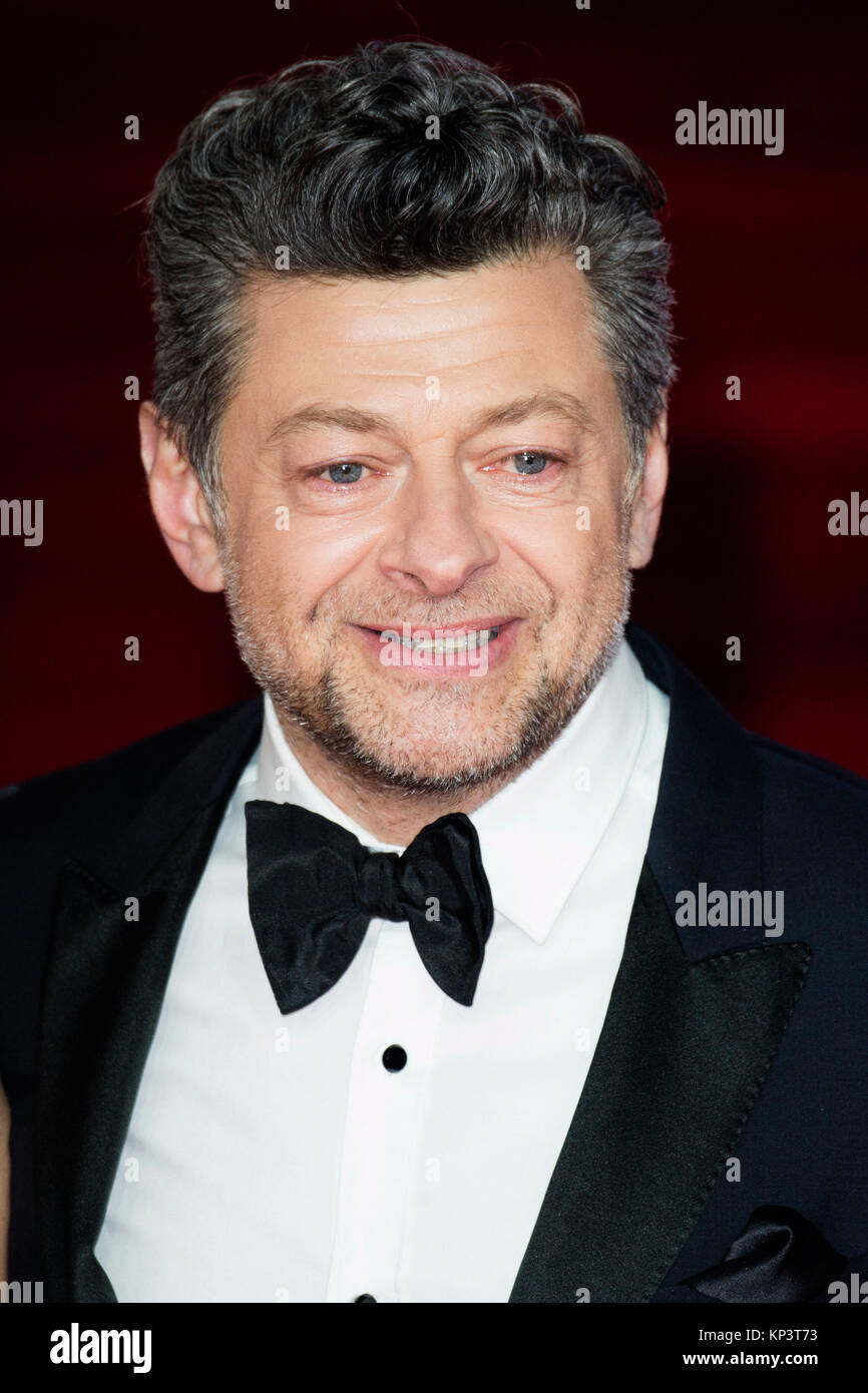London, UK. 12th Dec, 2017. Andy Serkis attends the 'Star Wars: The Last Jedi' European premiere at Royal Albert Hall on December 12, 2017 in London, Great Britain. Credit: Geisler-Fotopress/Alamy Live News Stock Photo