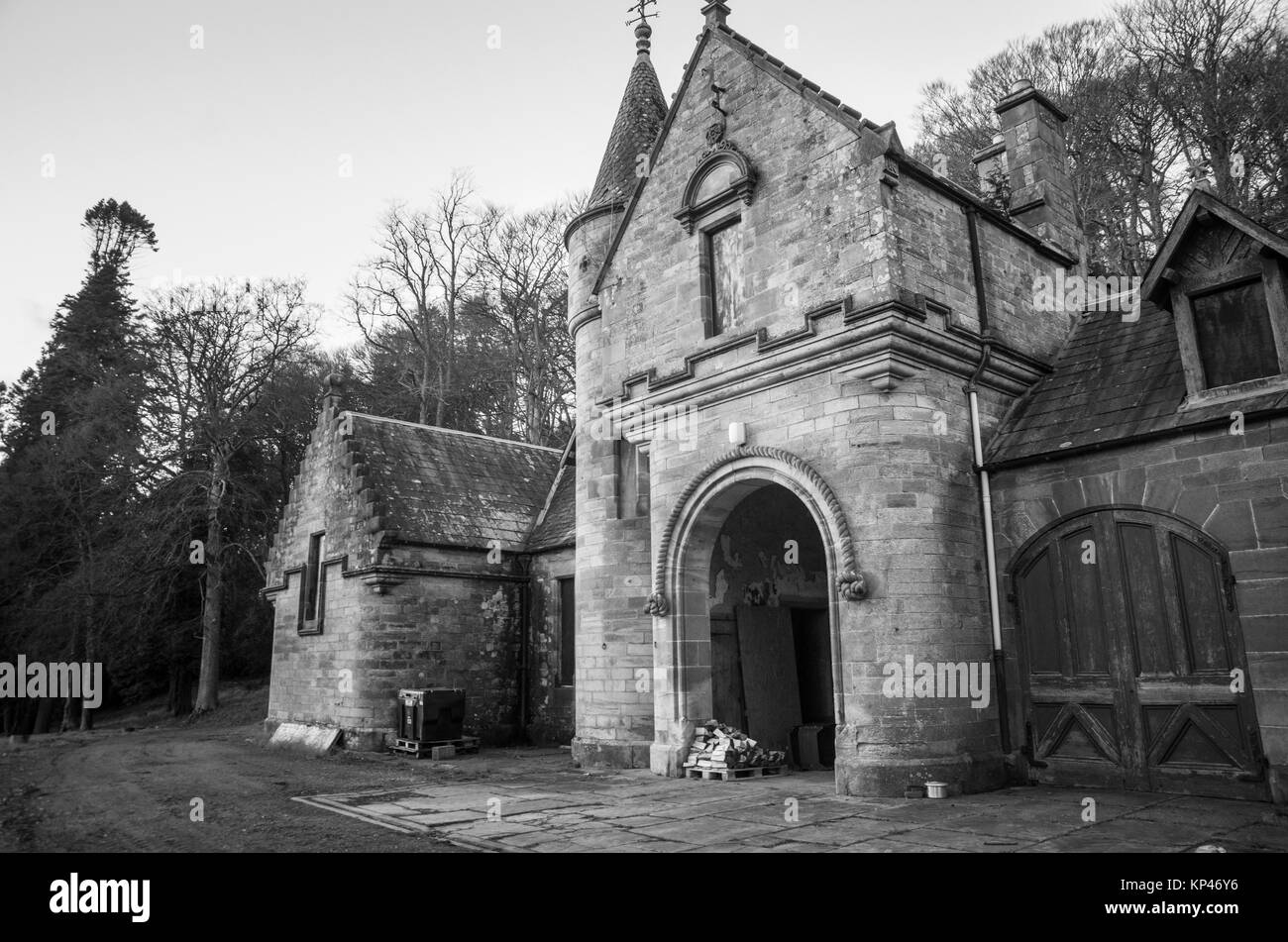 One of the properties on the estate at Casle, Angus