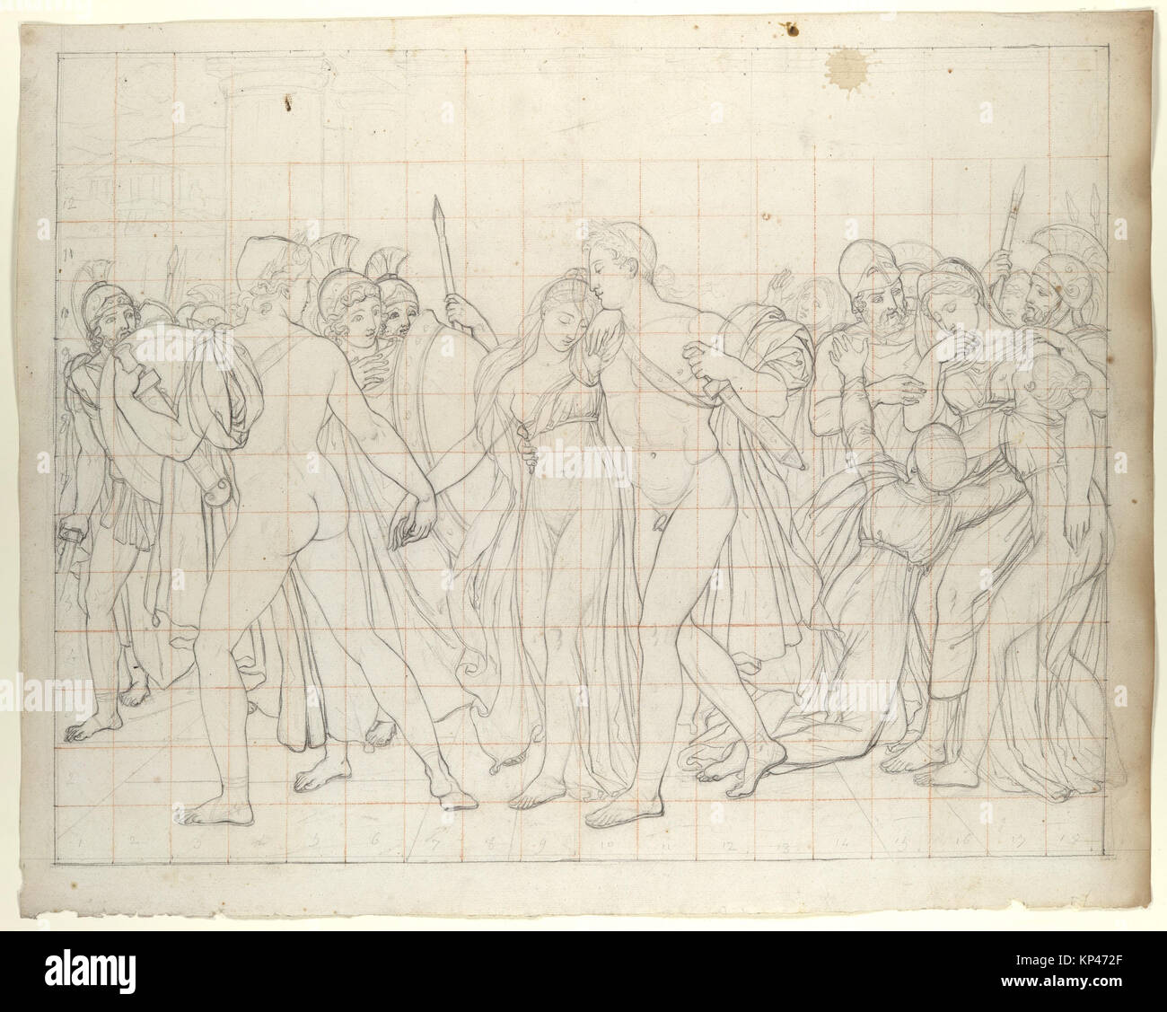 Composition Study for 'Castor and Pollux Freeing Helen' MET DP119728