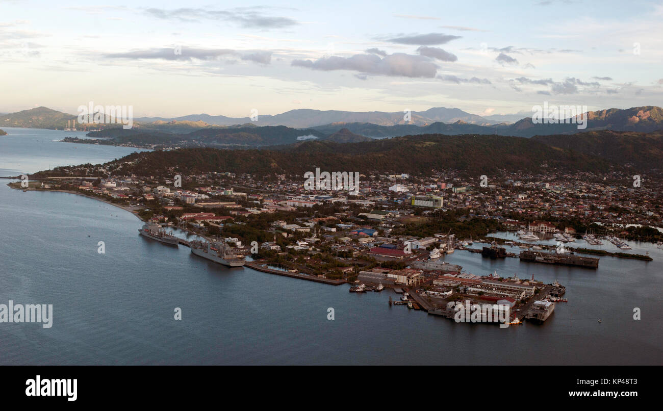 Aerial view of Subic, Zambales, Philippines, South East Asia Stock Photo