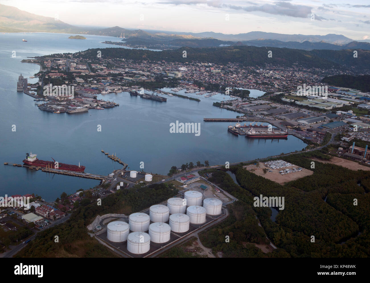 Aerial view of Subic, Zambales, Philippines, South East Asia Stock Photo