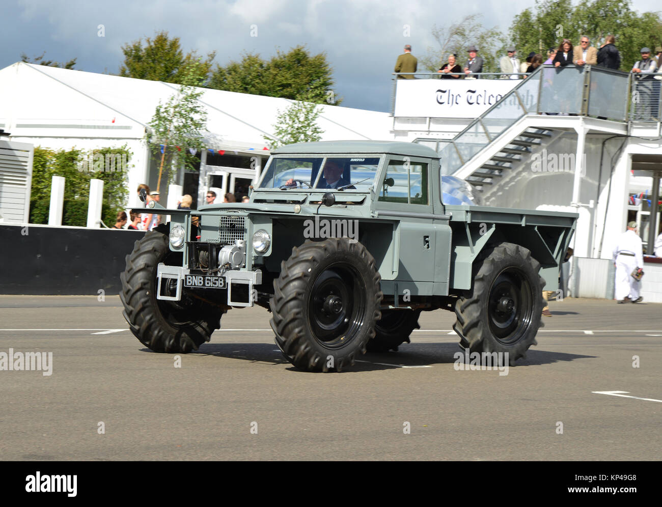 Series IIA, Forest Rover, BNB 615 B, Land Rover Parade, Goodwood Revival 2015, 4x4, Defender, Dunsfold collection, four by four, Goodwood, Goodwood Re Stock Photo