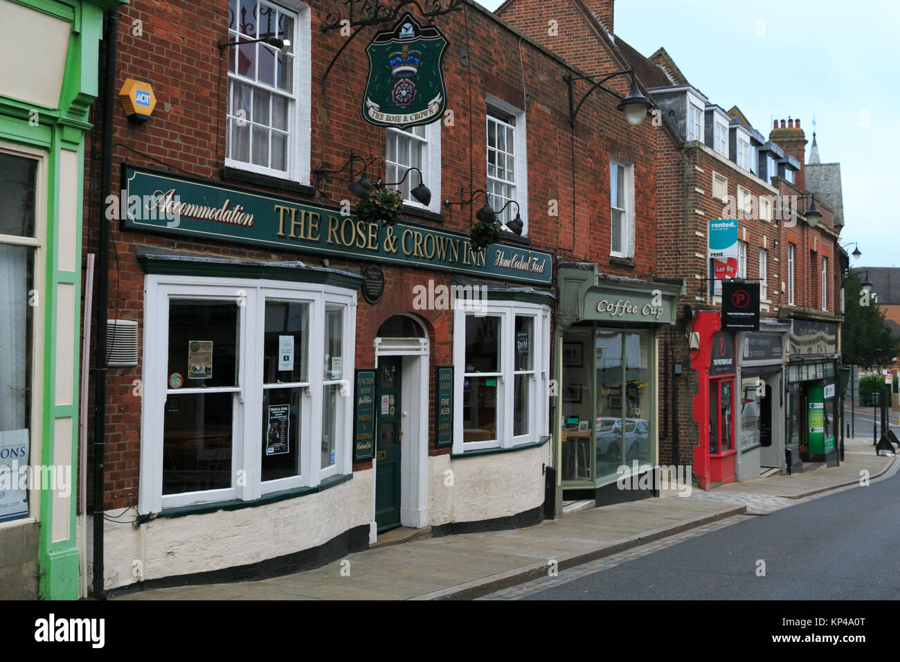 Hemel Hempstead Old Town high street Stock Photo Alamy