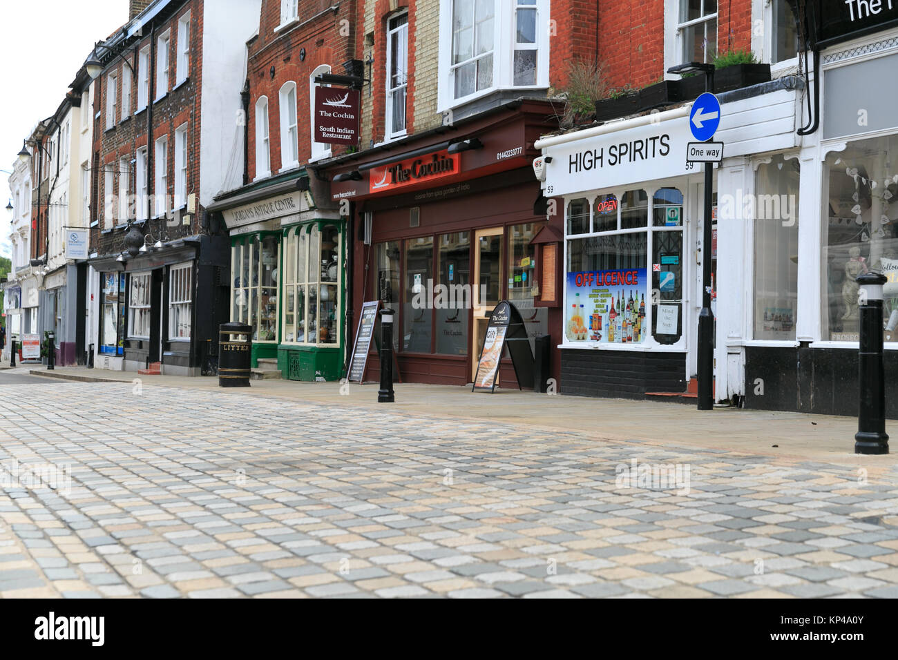 old town high street Hemel Hempstead Stock Photo Alamy