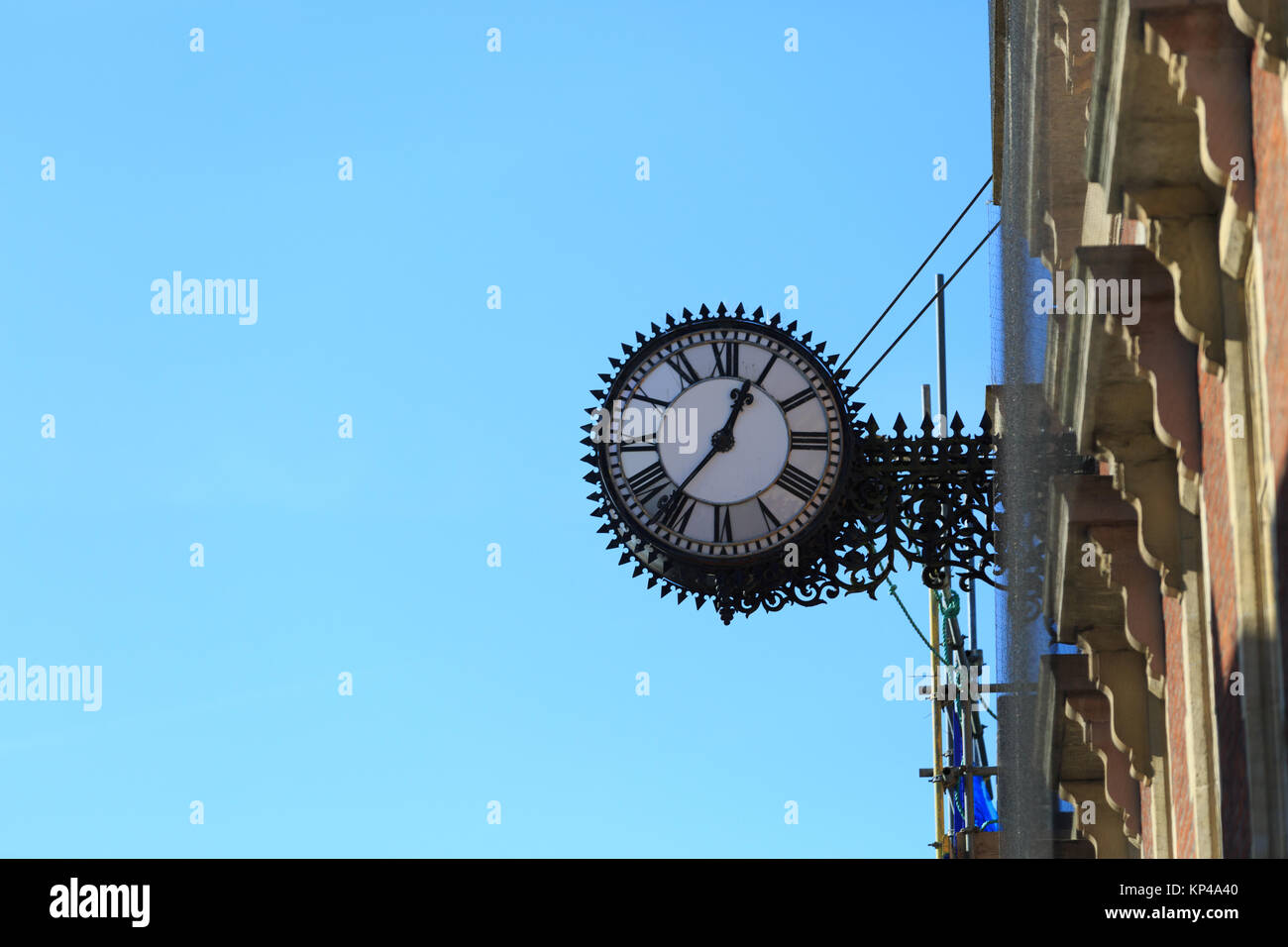clock on Hemel Hempstead old town hall Stock Photo Alamy