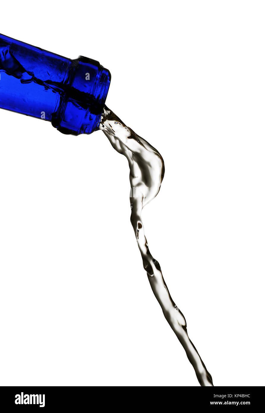 Water flowing from stream Cut Out Stock Images & Pictures - Alamy