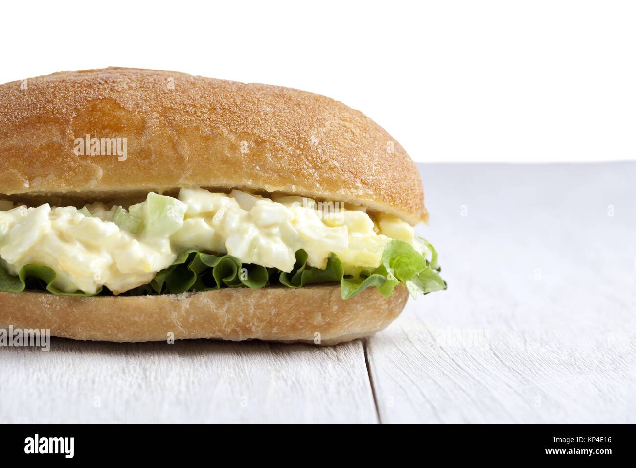 close up egg sandwich Stock Photo - Alamy