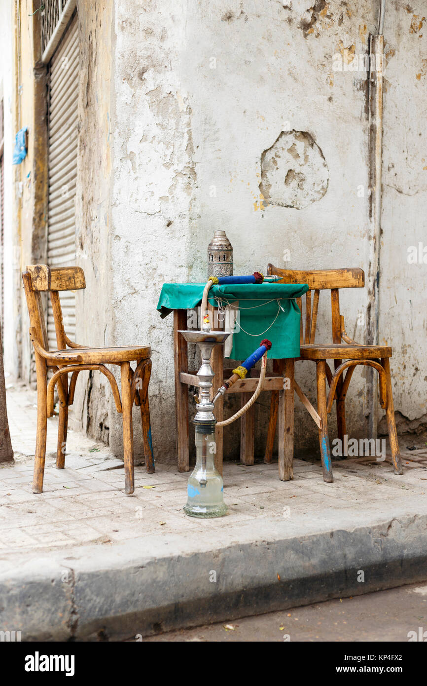 Street Cafe,Egypt. Stock Photo