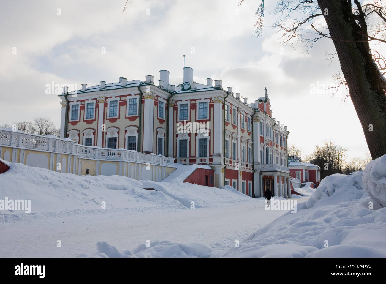 Kadriorg Palace, Tallinn,Estonia,  originally called Ekaterinental in honour of Empress Catherine 1, wife of Peter the Great of Russia  MODEL RELEASED Stock Photo