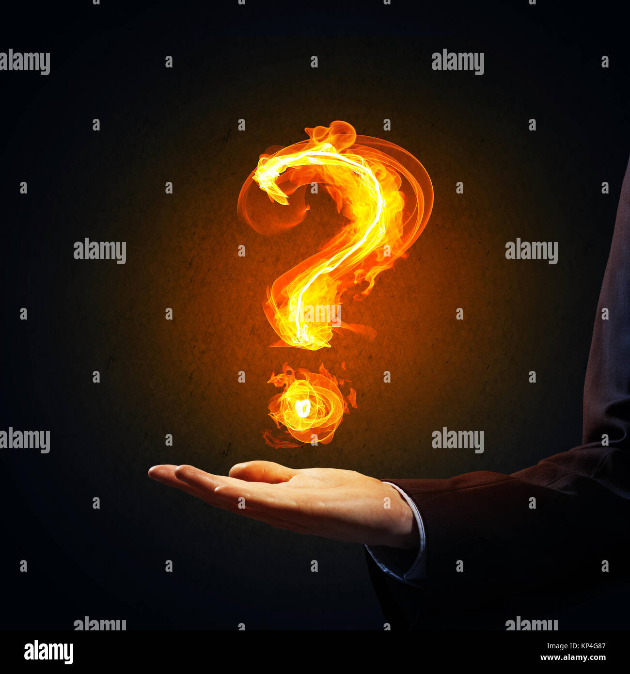 Question light sign Stock Photo Alamy