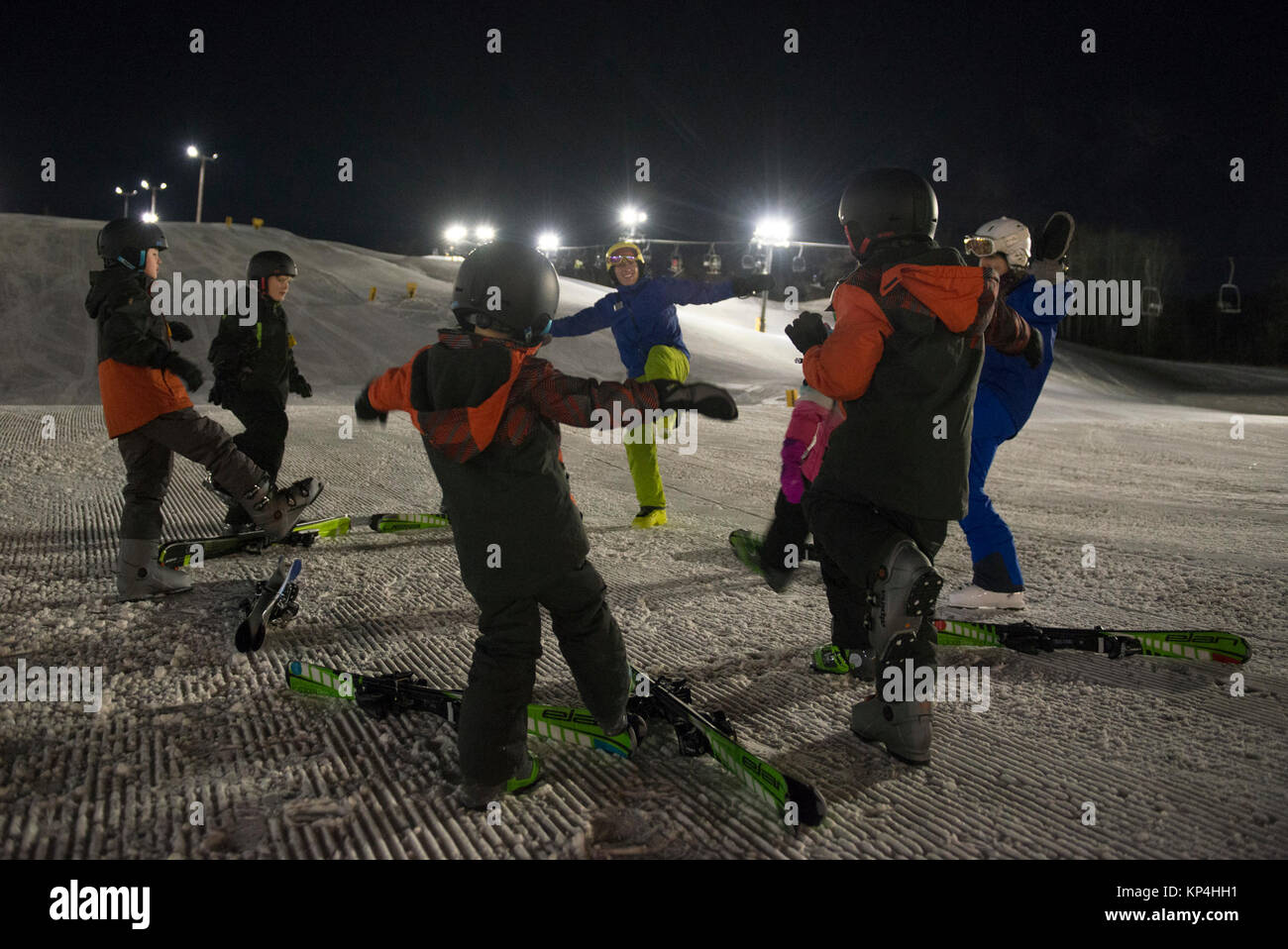Hillberg Ski Area instructors partner with the Kennecott Youth Center
