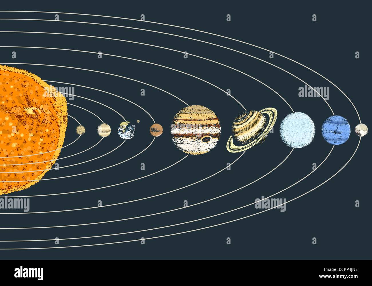 Planets In Solar System Moon And The Sun Mercury And Earth Mars And Planets In Solar System Moon And The Sun Mercury And Earth Mars And