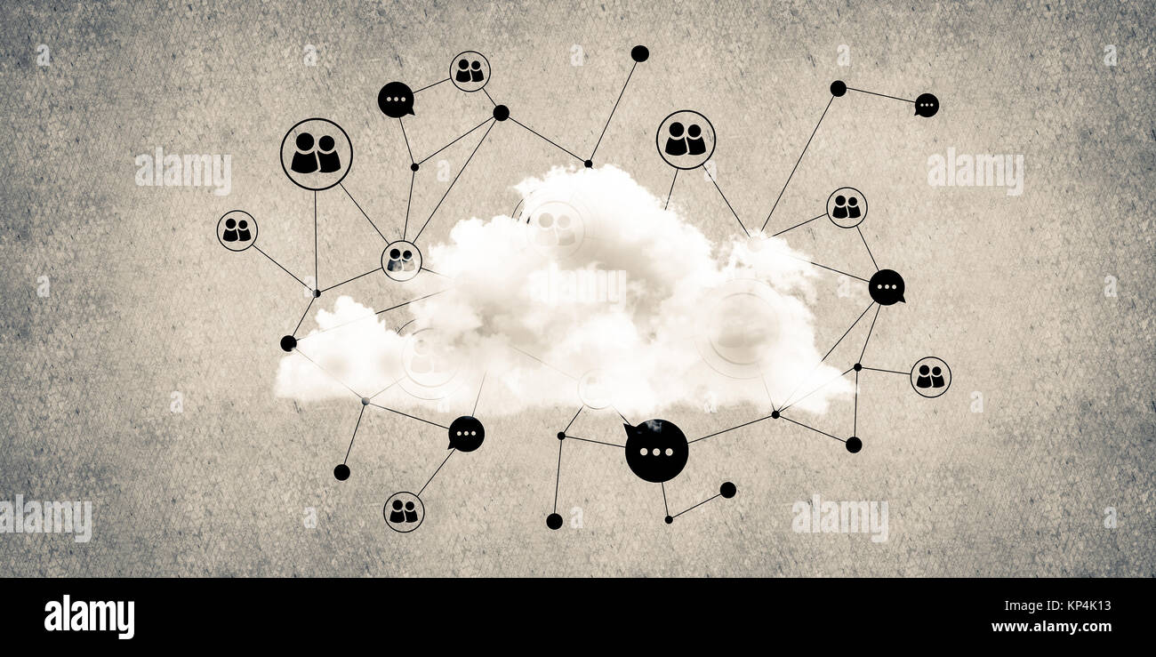 Wireless technologies for connection and sharing data as abstrac Stock ...