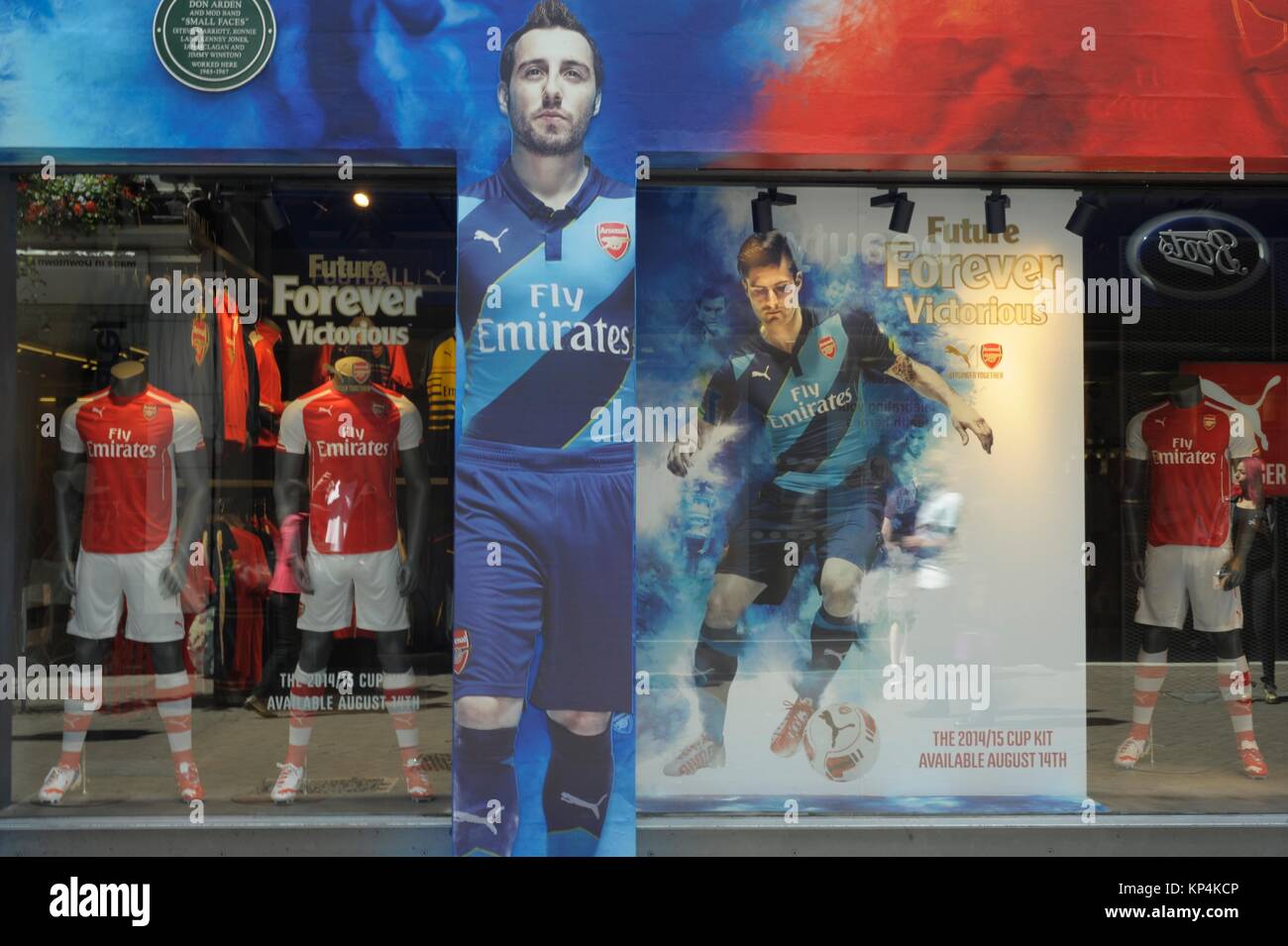 Arsenal football club shop, Carnaby Street, London Stock Photo Alamy