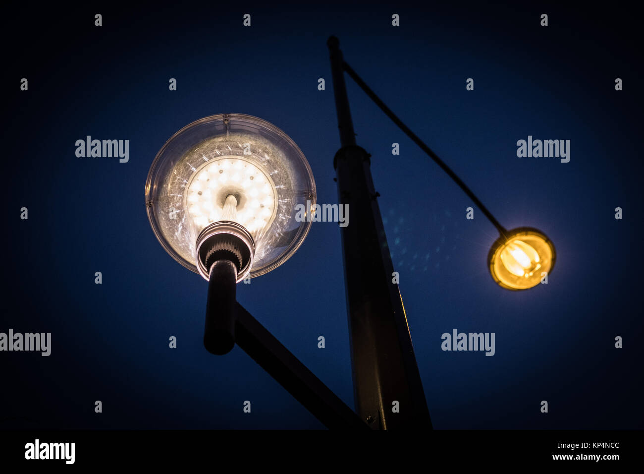 LED public lighting. Stock Photo