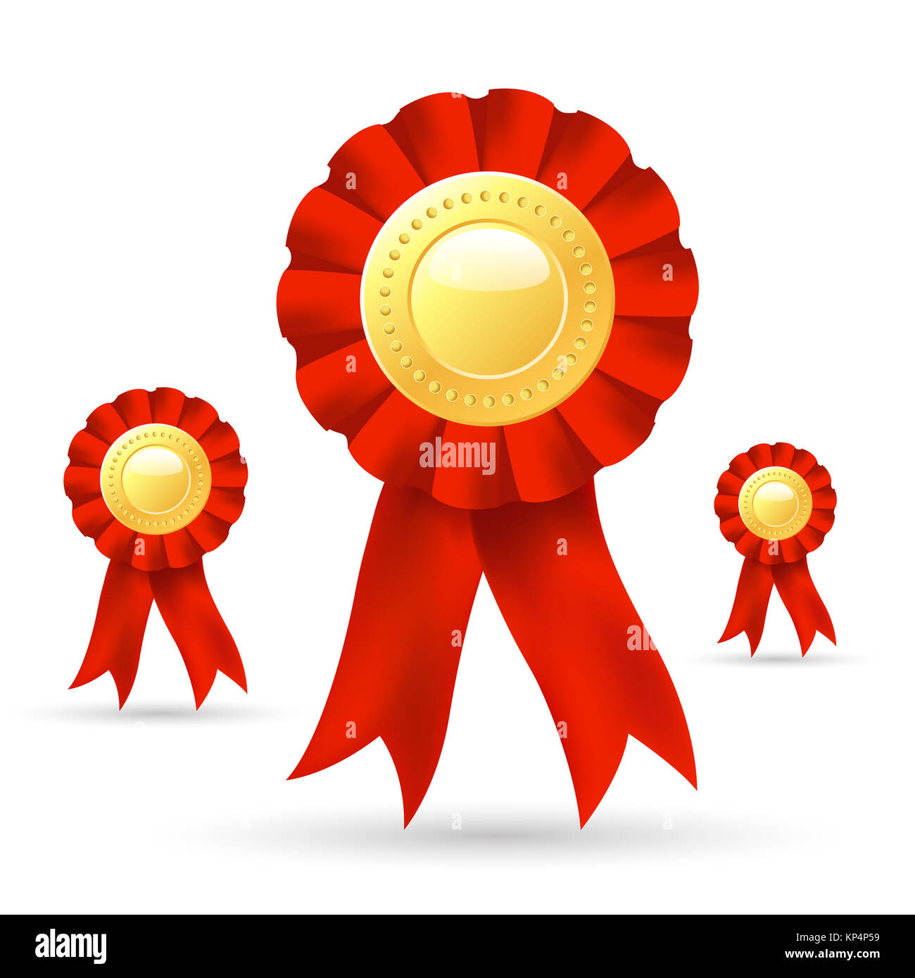 3d illustration of first place blue ribbon over white background Stock  Photo - Alamy