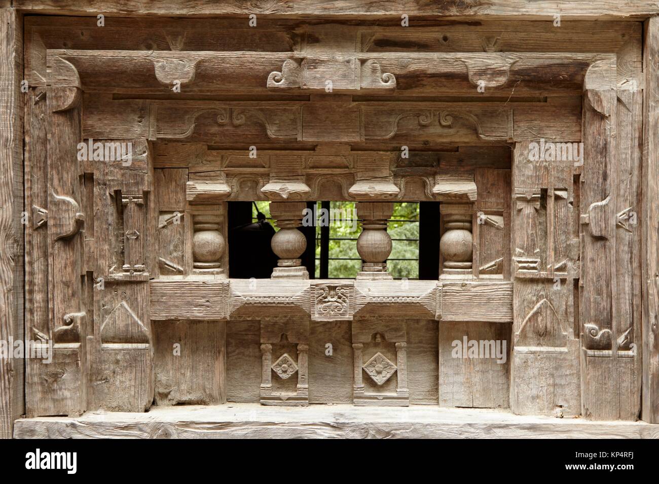 Tripura Sundari Temple, Kullu Valley, Naggar, India. Stock Photo