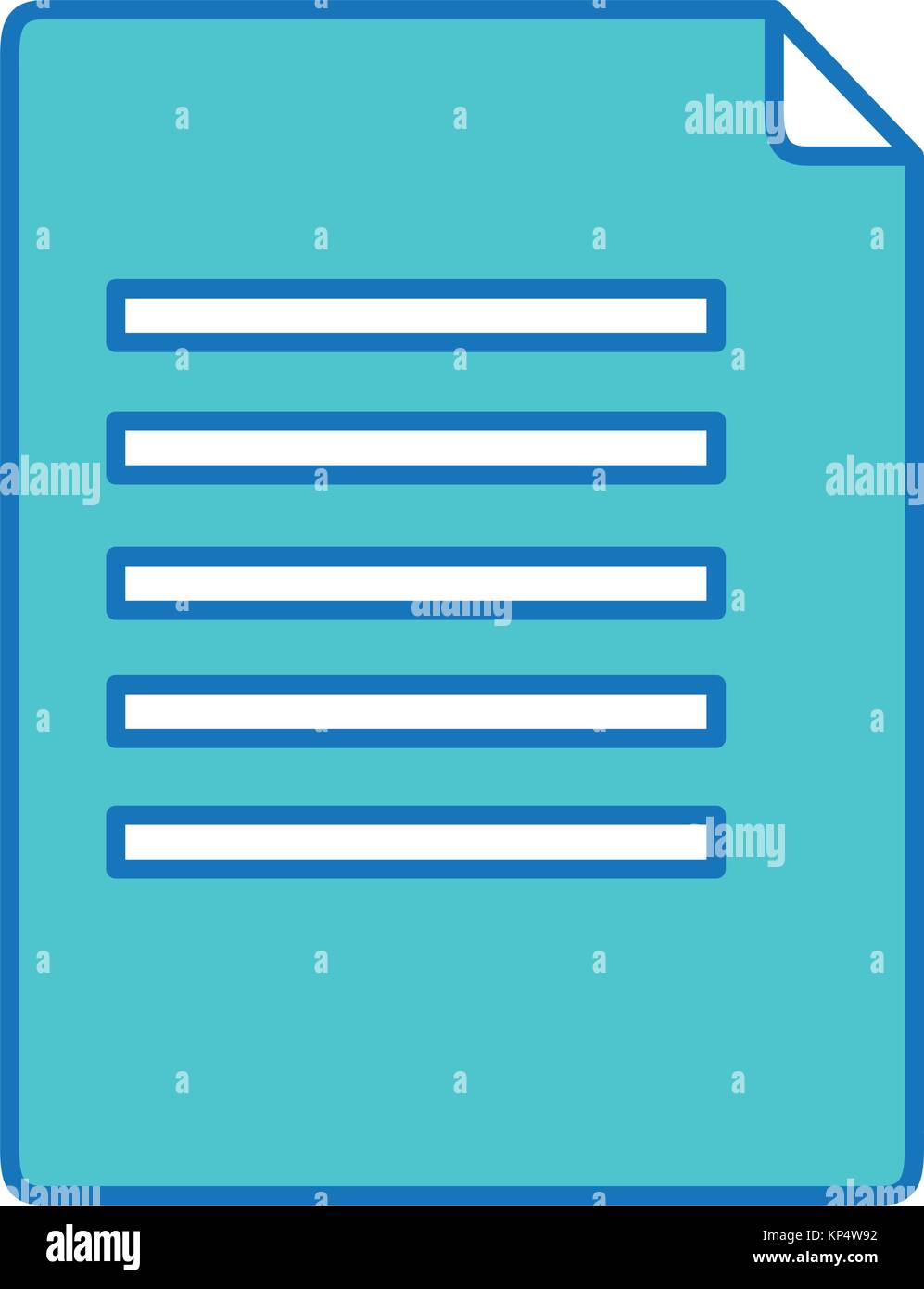 Isolated document design Stock Vector Image & Art - Alamy