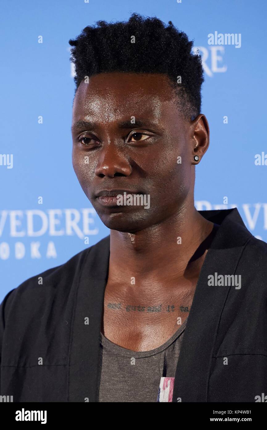 Olugbenga Adelekan attends the Belvedere Vodka Party at Pavon Theater