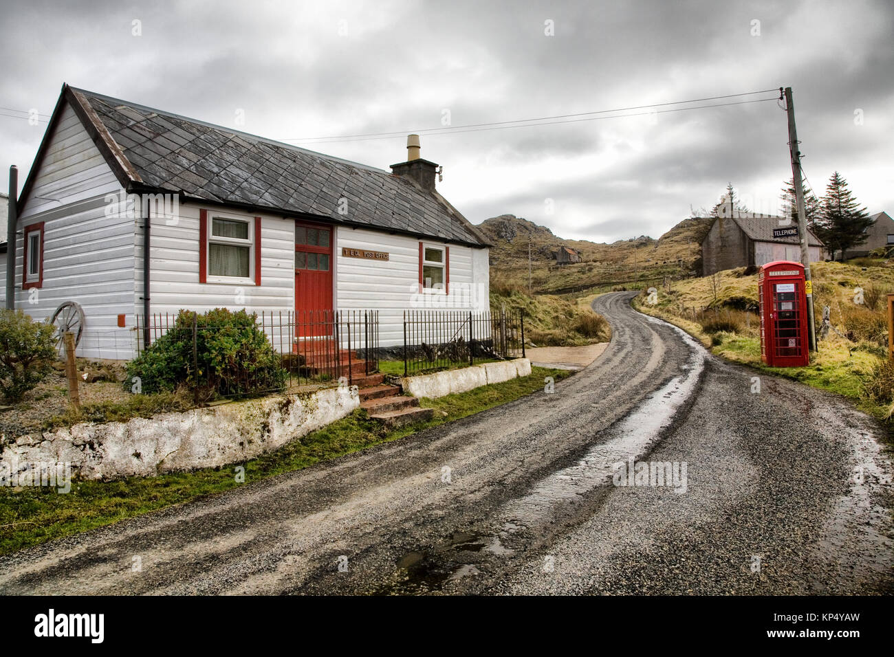 The Old Post Office, Marbhig, Isle of Lewis, Scotland Stock Photo Alamy