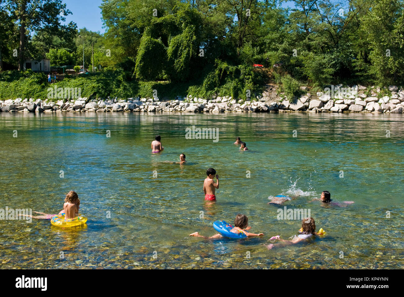 Turbigo, Ticino river, Lombardy, Italy Stock Photo Alamy