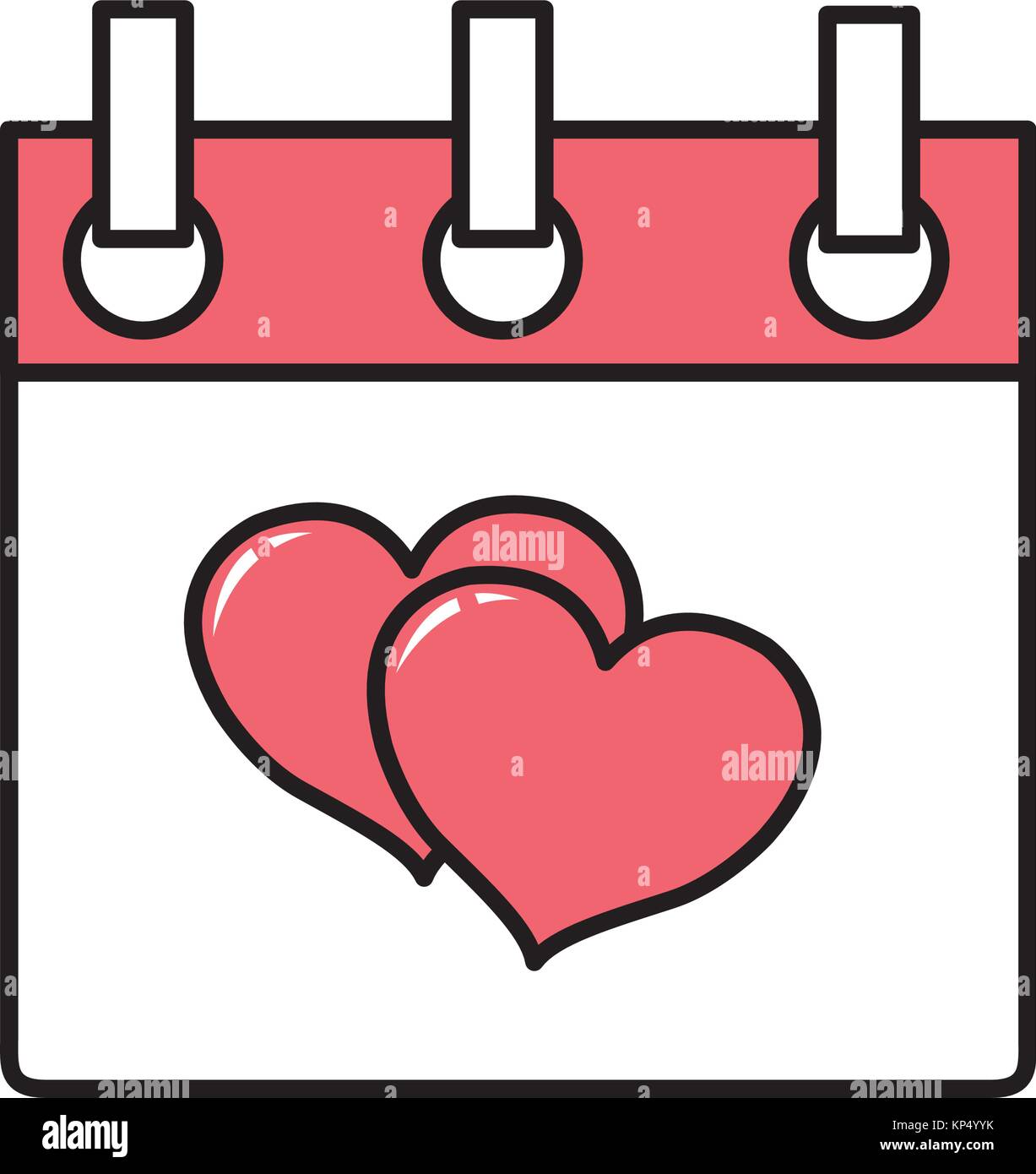 Love calendar design Stock Vector Image & Art - Alamy