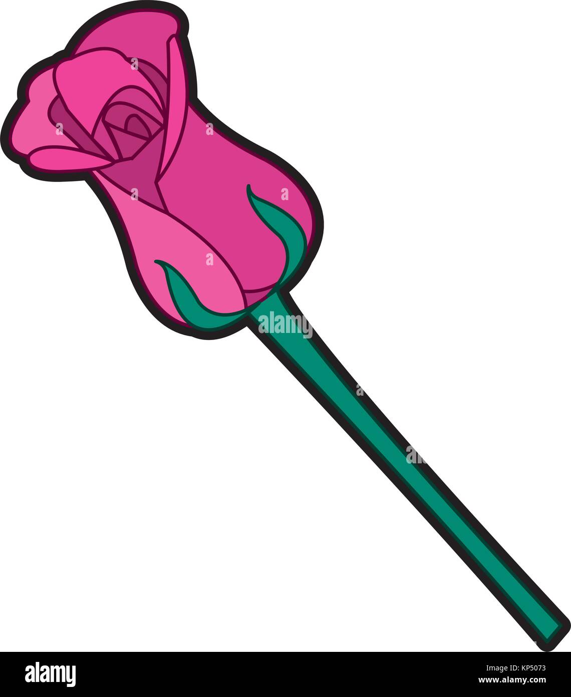 Isolated rose design Stock Vector Image & Art - Alamy