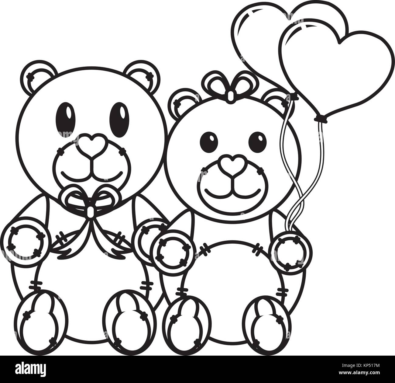 Teddy bear couple design Stock Vector Image & Art - Alamy