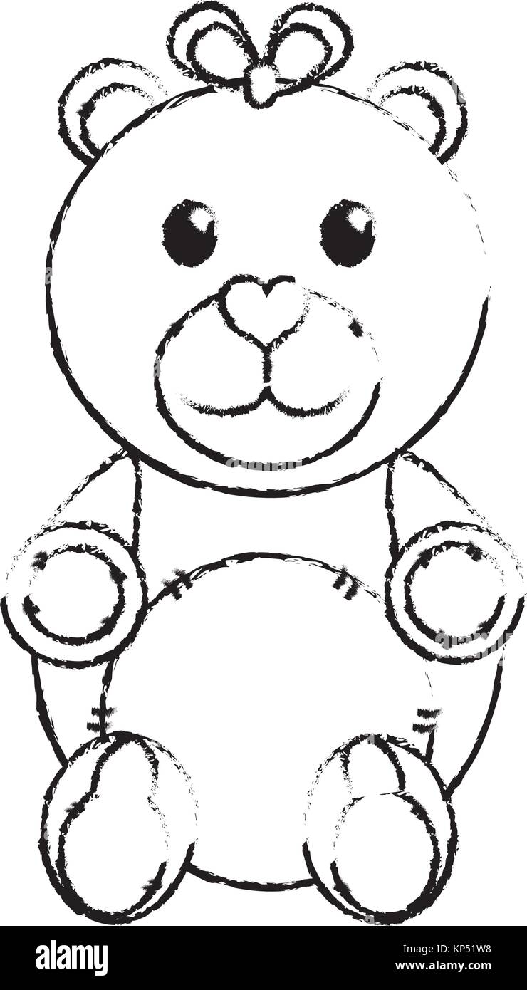 Teddy bear design Stock Vector