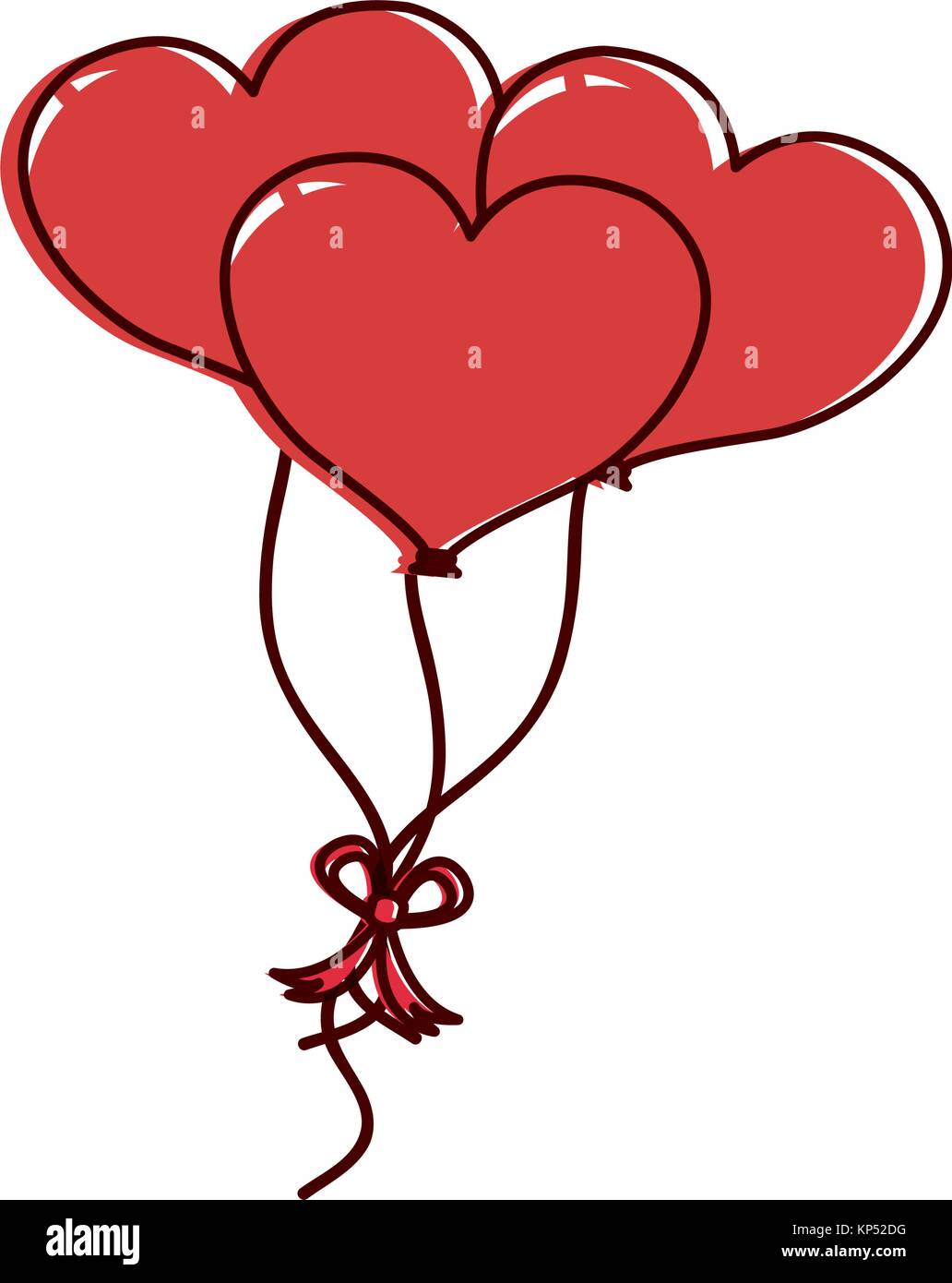 Heart balloons design Stock Vector Image & Art - Alamy