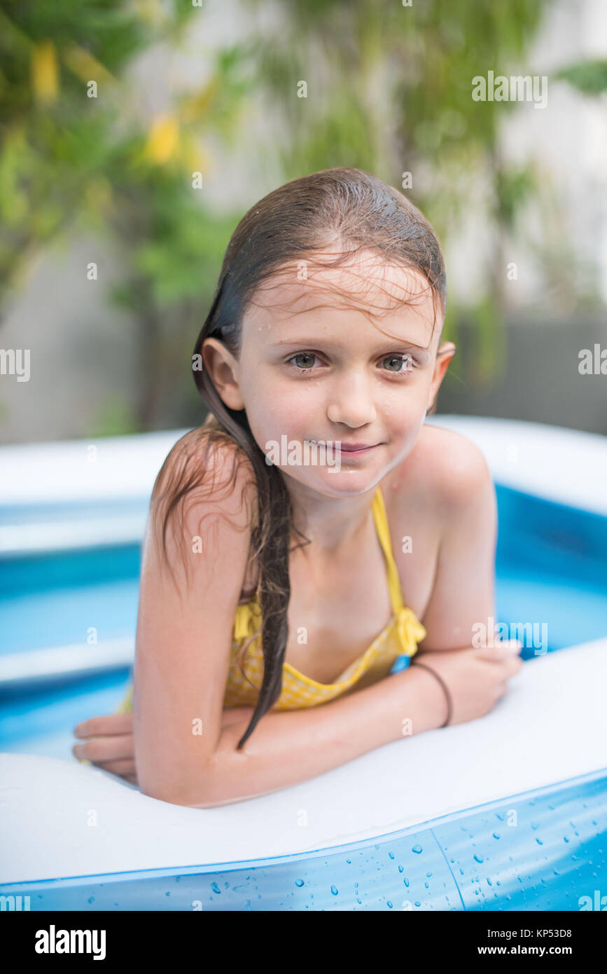 Child swimming 8 years old hi-res stock photography and images - Alamy