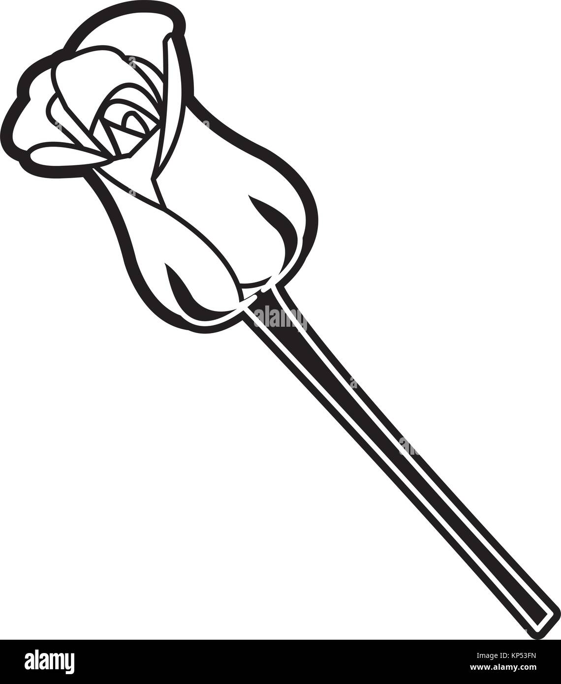 Isolated rose design Stock Vector Image & Art - Alamy