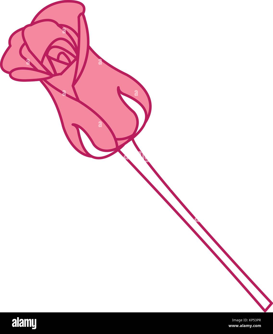 Isolated rose design Stock Vector Image & Art - Alamy