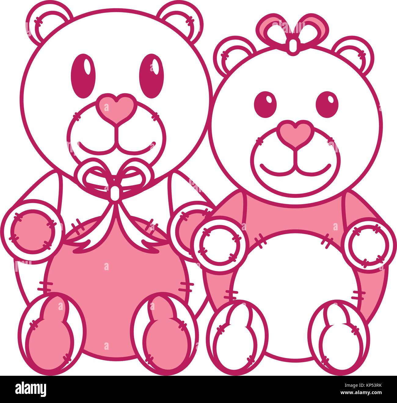 Teddy bear couple design Stock Vector Image & Art - Alamy