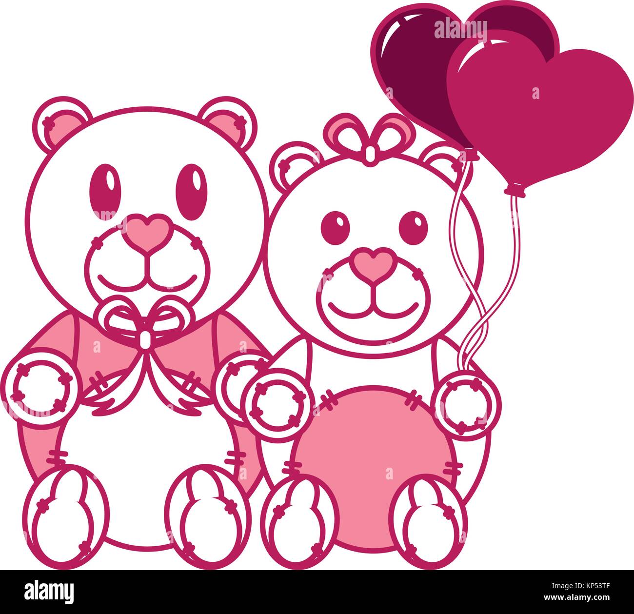 Teddy bear couple design Stock Vector Image & Art - Alamy