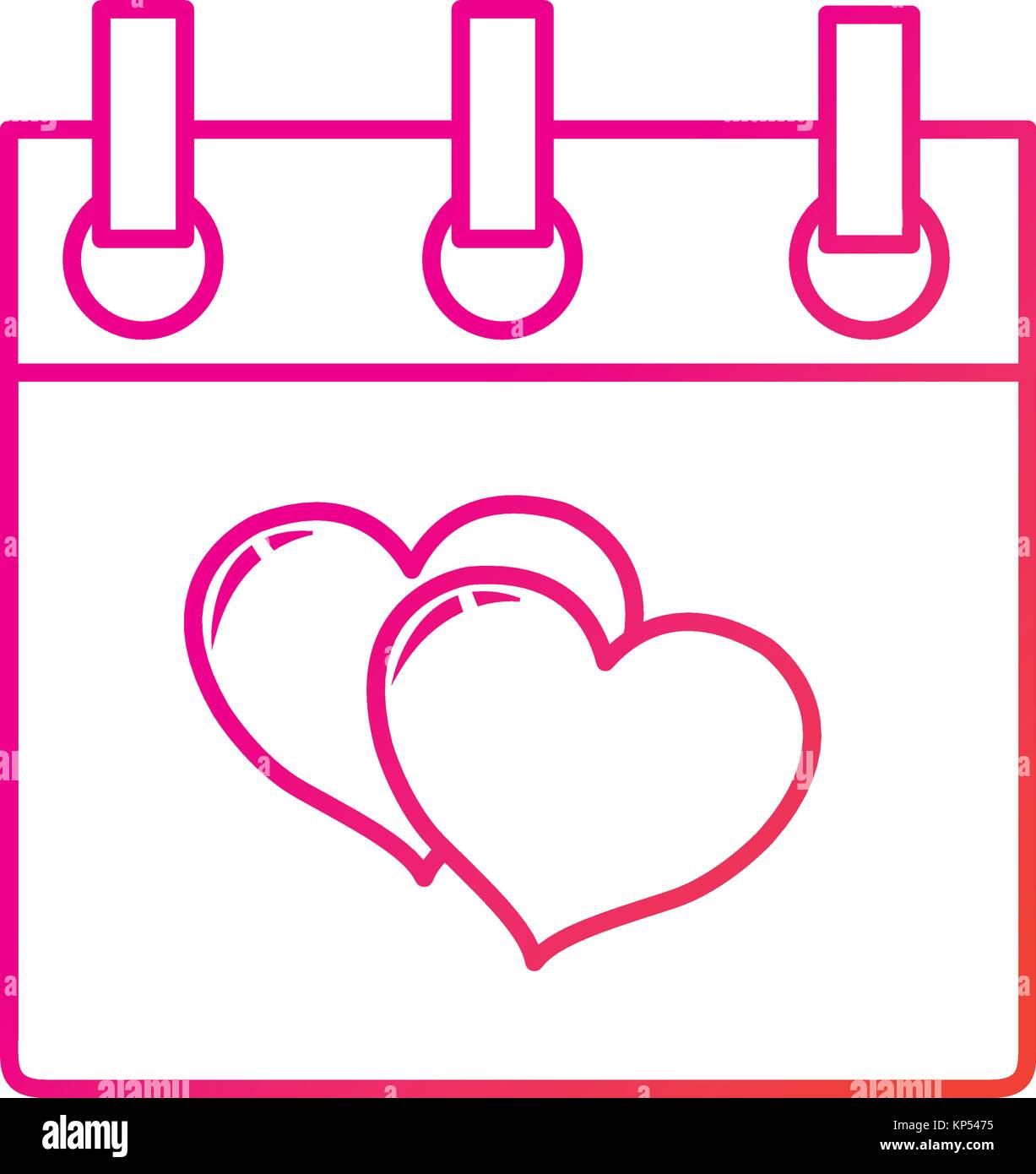 Love calendar design Stock Vector Image & Art - Alamy