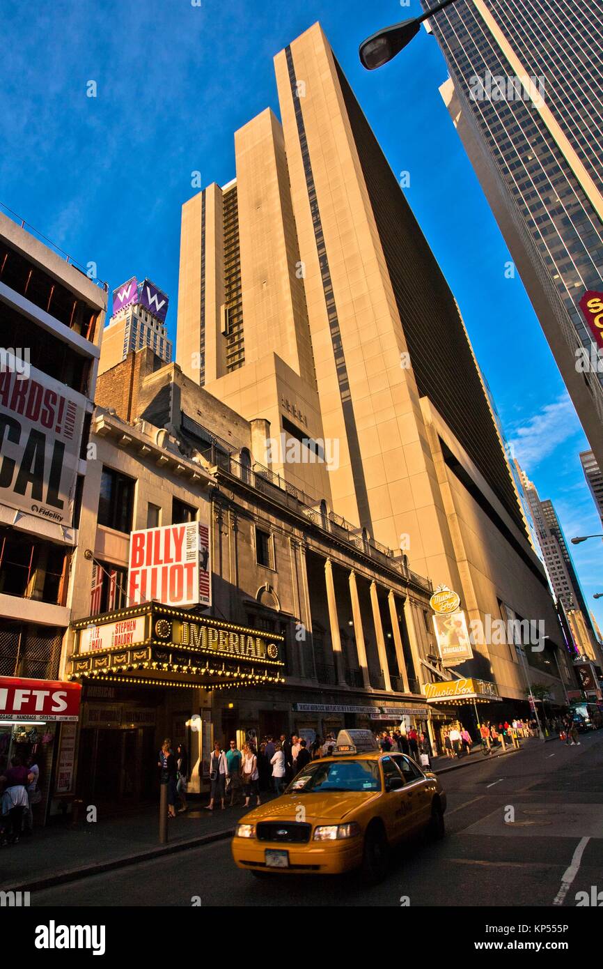 Imperial Theatre, Theater District, West 45th Street, Midtown, Manhattan, New York, New York City, United States, USA. Stock Photo