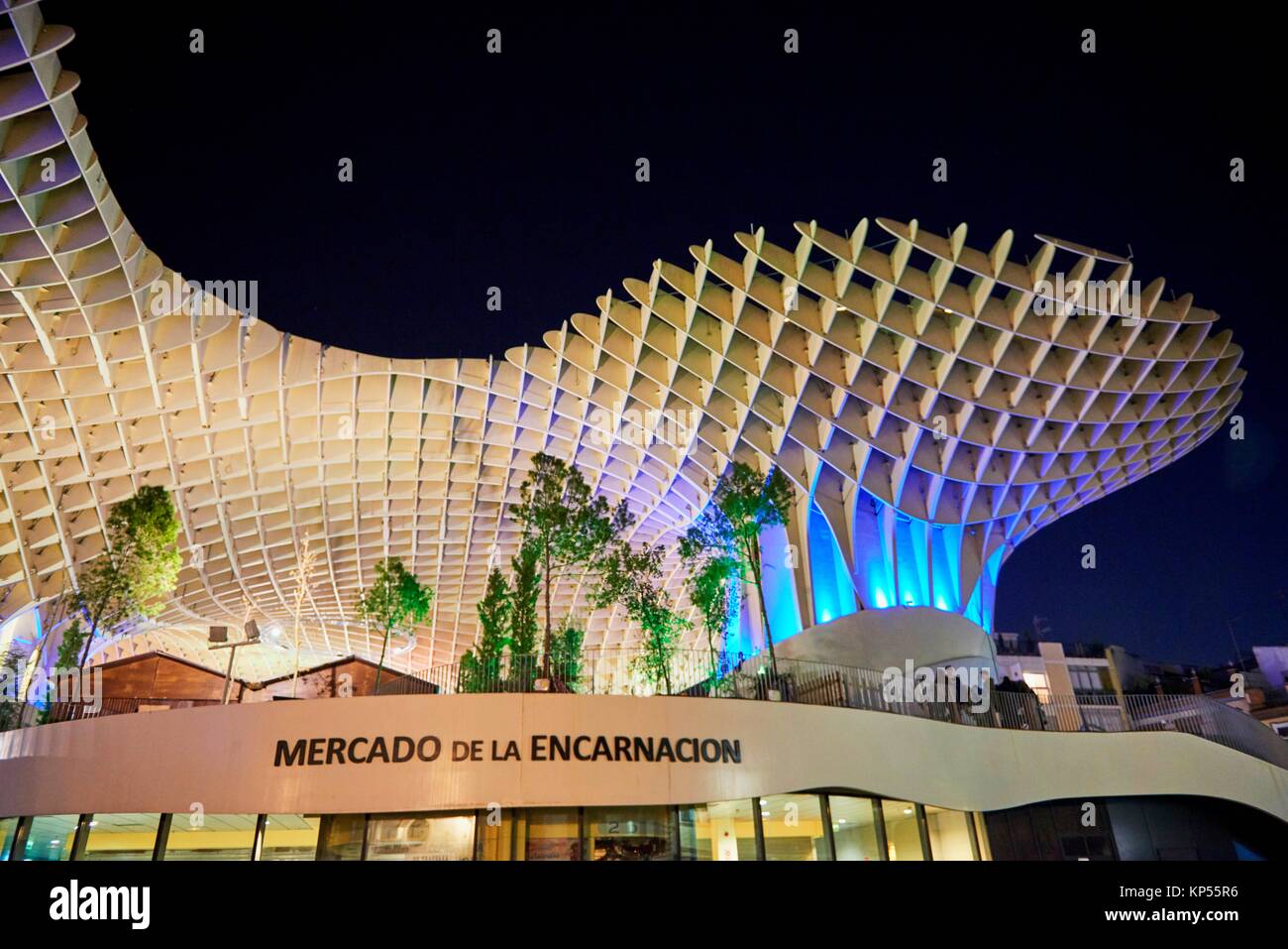 Mercado de la Encarnacion, Sevilla, Andalusia, Spain, Europe. Stock Photo