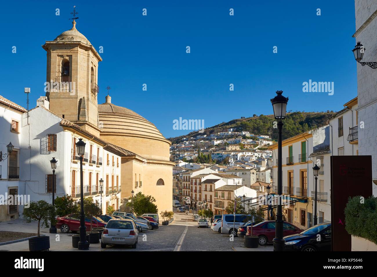 Iglesia de la Encarnación, Montefrio, Granada, Andalusia, Spain, Europe. Stock Photo
