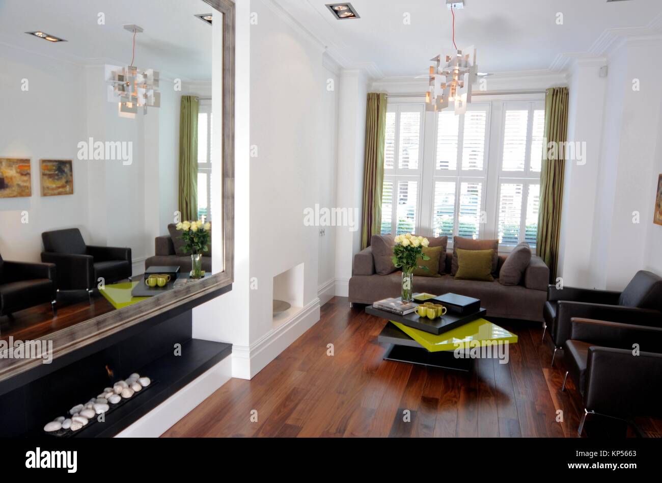 Modern Living room area Stock Photo Alamy