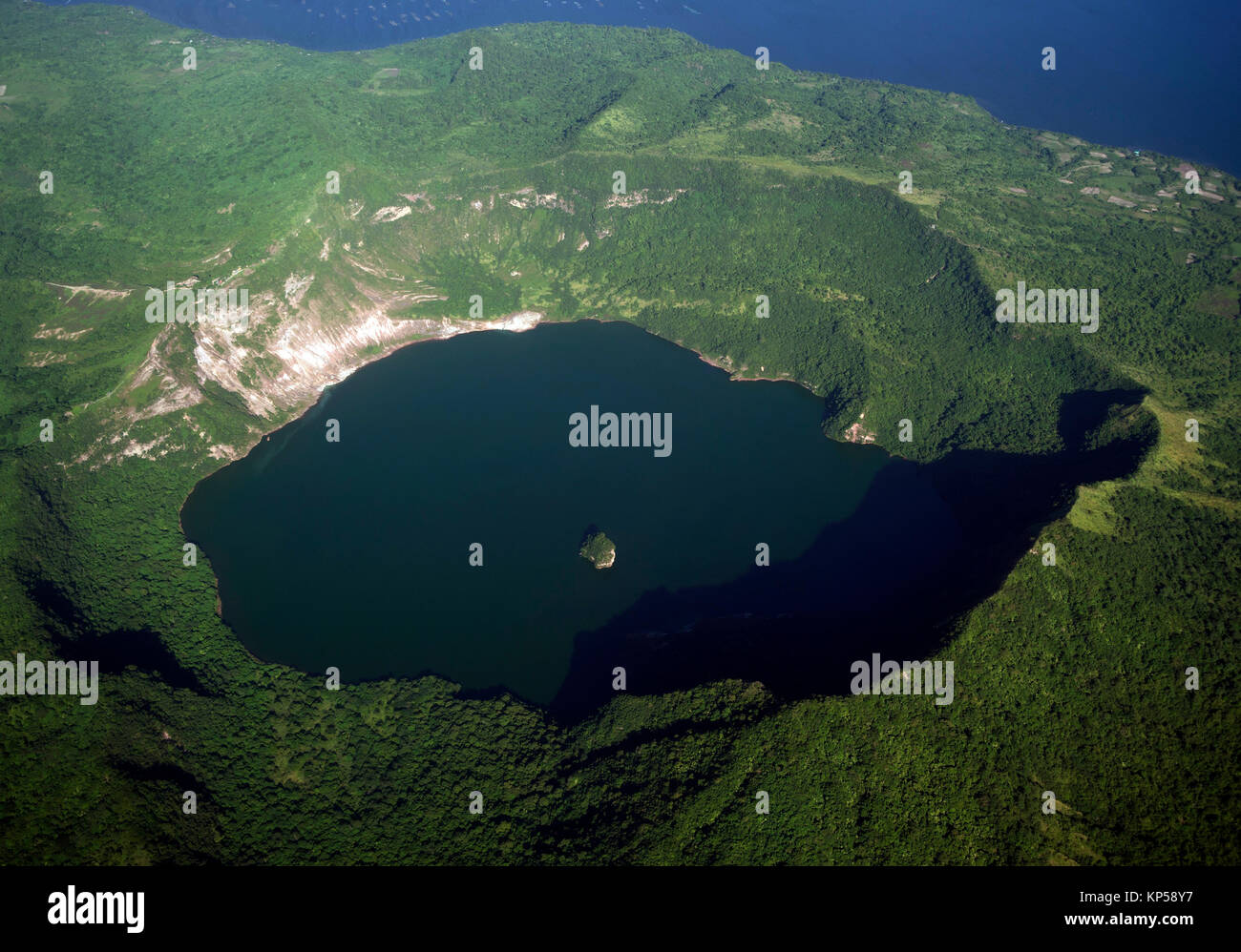 Volcano Island, Taal Lake, Tagaytay, Luzon, Philippines, South East Asia Stock Photo