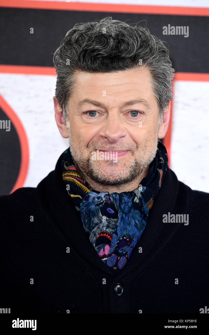 Andy Serkis attending a Star Wars: The Last Jedi photocall at the ...