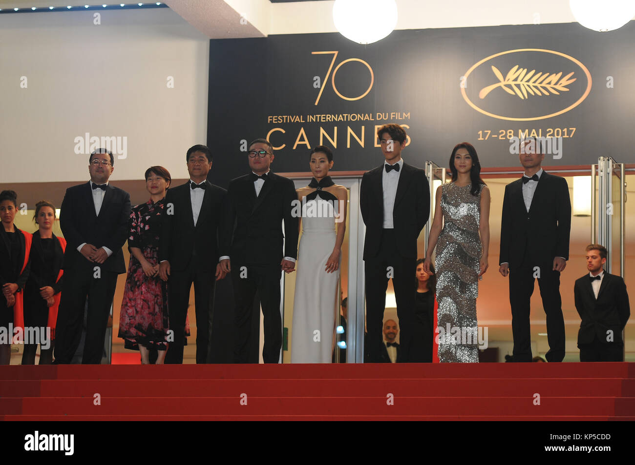 March 22nd, 2017 - Cannes  Ak-Nyeo red carpet during the 70th Cannes Film Festival 2017 Stock Photo