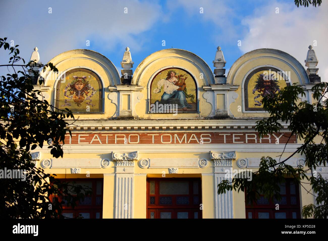 Theater Tomas Terry building in Cienfuegos, Cuba. Stock Photo
