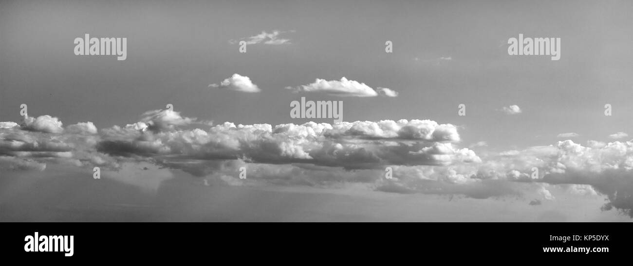 Vibrant cloudy sky bright white Black and White Stock Photos & Images ...