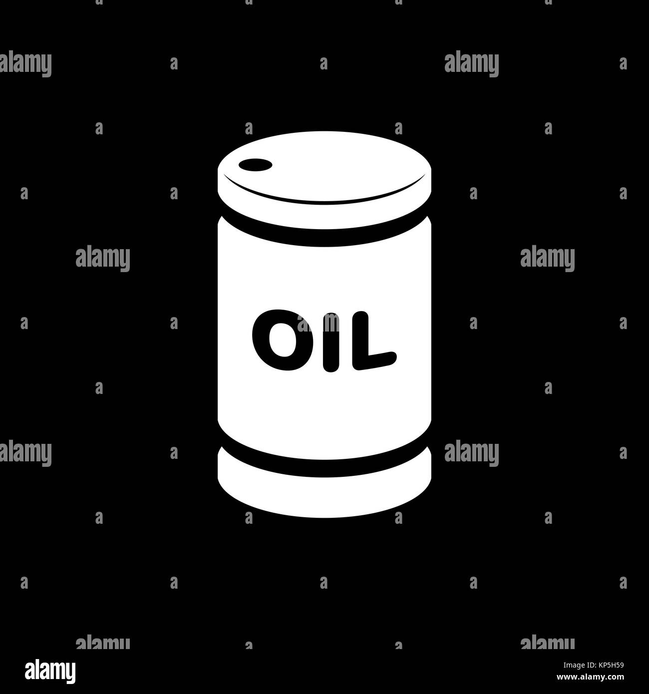 Oil barrel icon vector illustration for oil price forecast presentation. Stock Vector