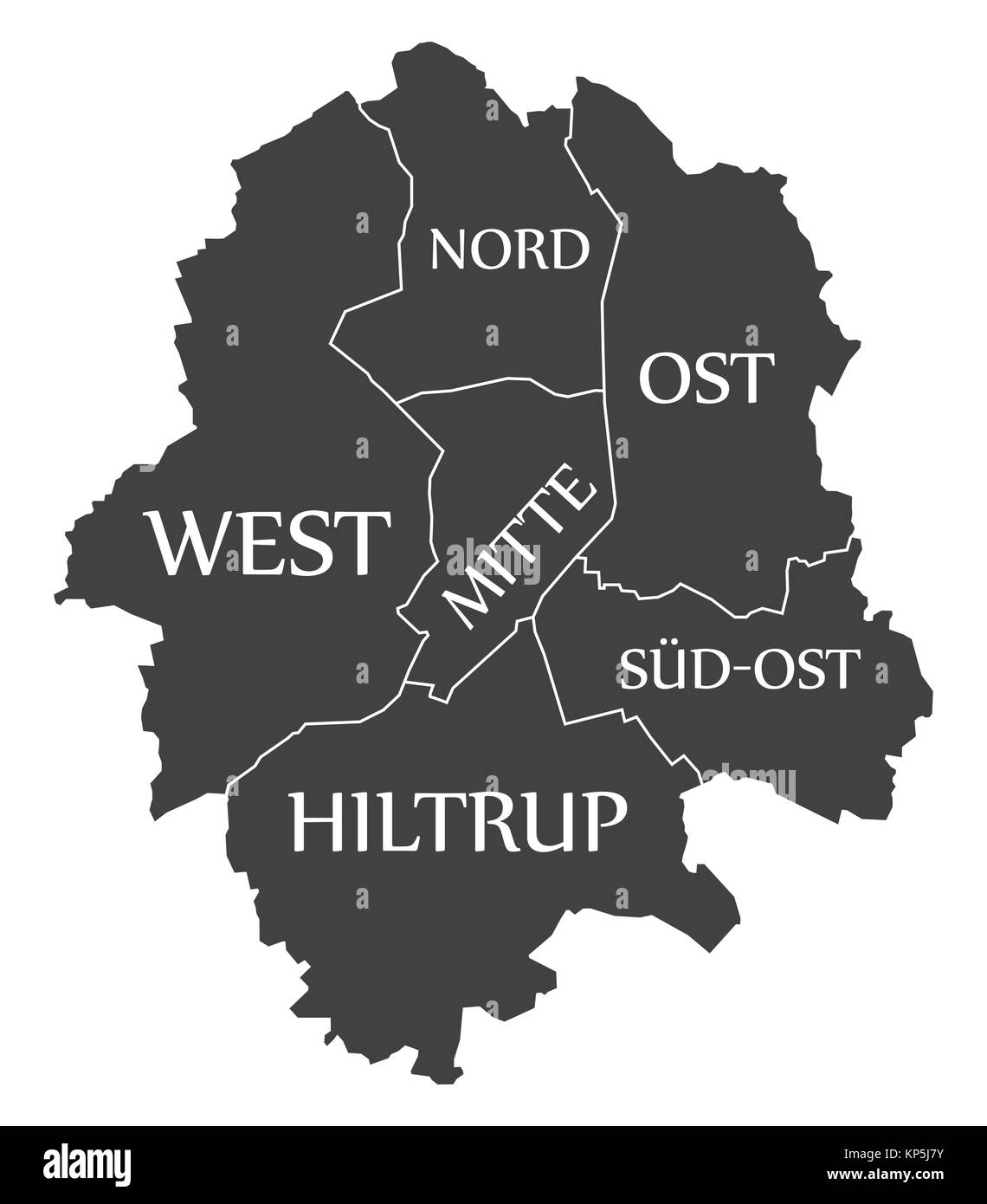 Munster map Stock Vector Images Alamy